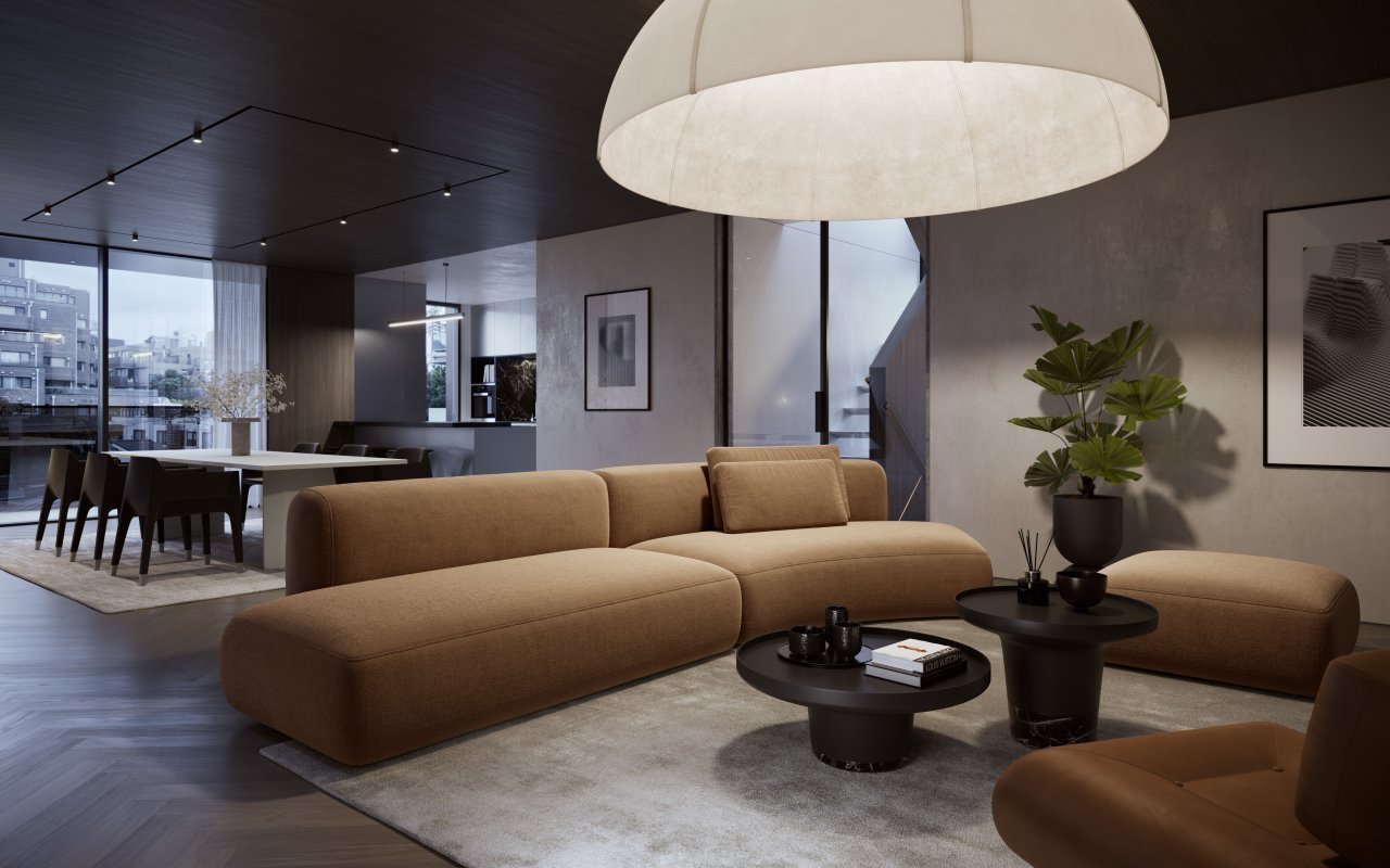 No. 001 Minami Aoyama - Living Room